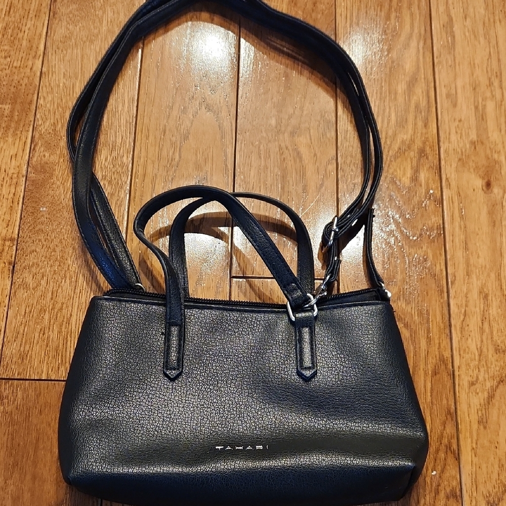 Tahari Mini Bag Faux Leather Going On The Town Bag P-006